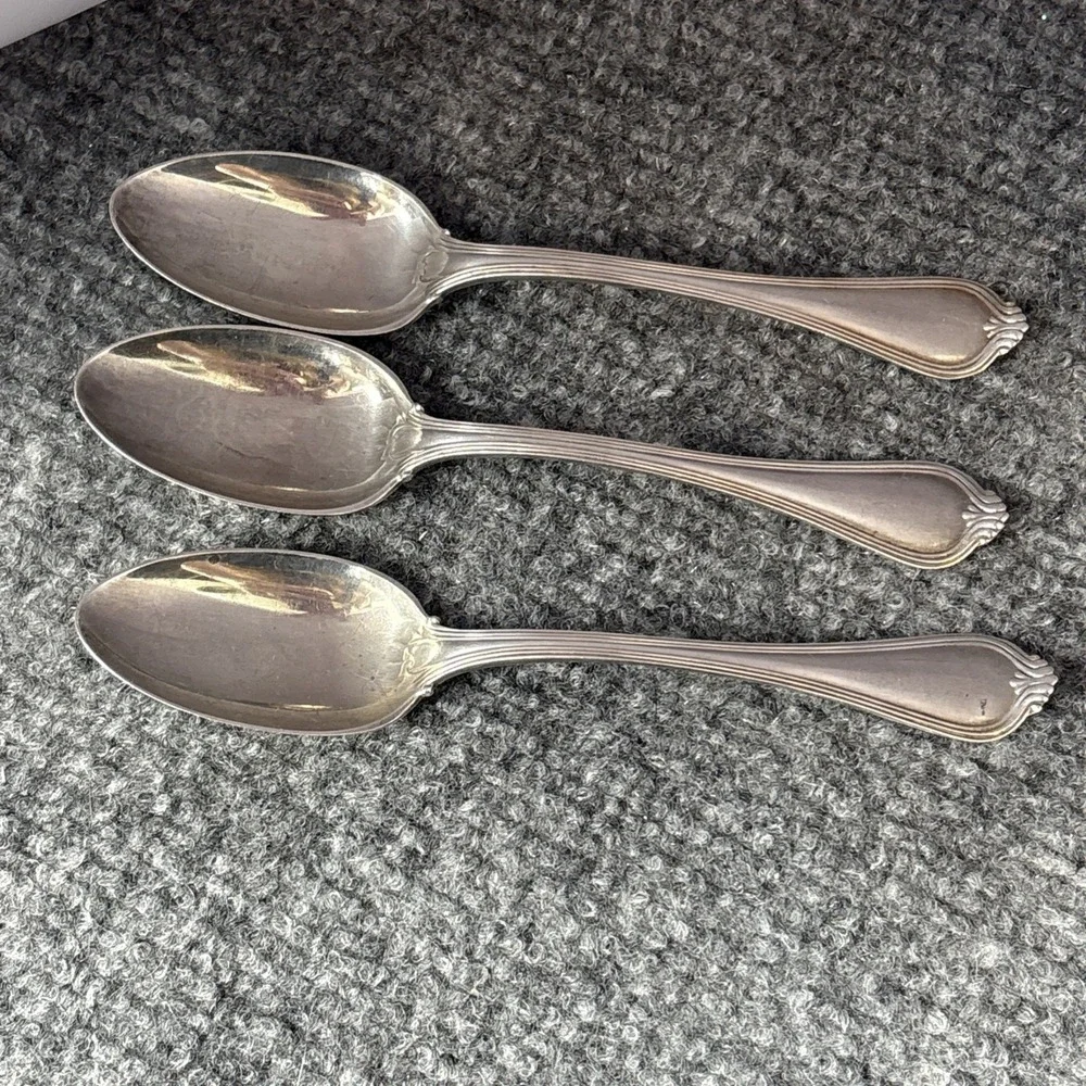 Towle Paul Revere Sterling Silver Teaspoons Set of 3 No Monogram 1906 Pattern